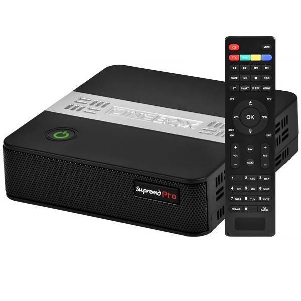 Cinebox Supremo Pro Preto Full HD - Lançamento 2023