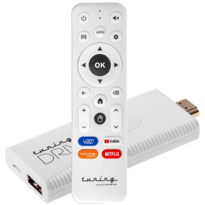 Tuning Drive 4K Ultra HD Wi-Fi Android Branco - Lançamento 2024