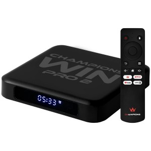 Champions Win Pro 2 4K Wi-Fi 16GB 2GB RAM - Lançamento 2024